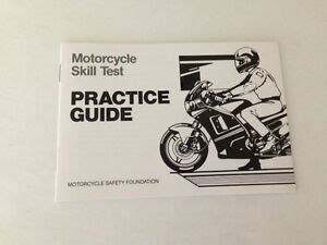 motorcycle skill test practice guide